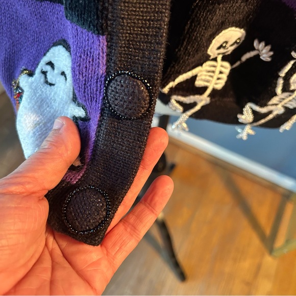 Jack B. Quick Ugly Fun 3D Halloween Party Sweater Vest - Picture 9 of 11